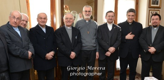 Una delegazione della curia vercellese in visita a Mons. Marco Arnolfo [Video intervista esclusiva]