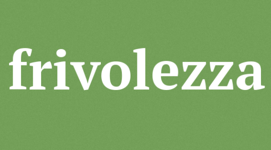 Frivolezze verbali