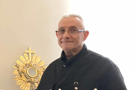 Mons. Piero Secco parroco di San Germano