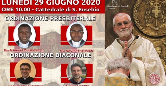 Ordinazioni Sacerdotali e Diaconali