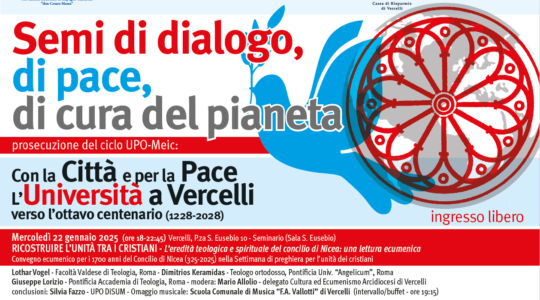 Mercoledì 22 gennaio via alla rassegna culturale Meic-Upo