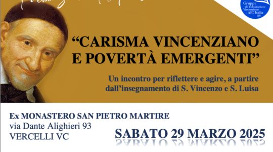 Carisma vincenziano e povertà emergenti: incontro